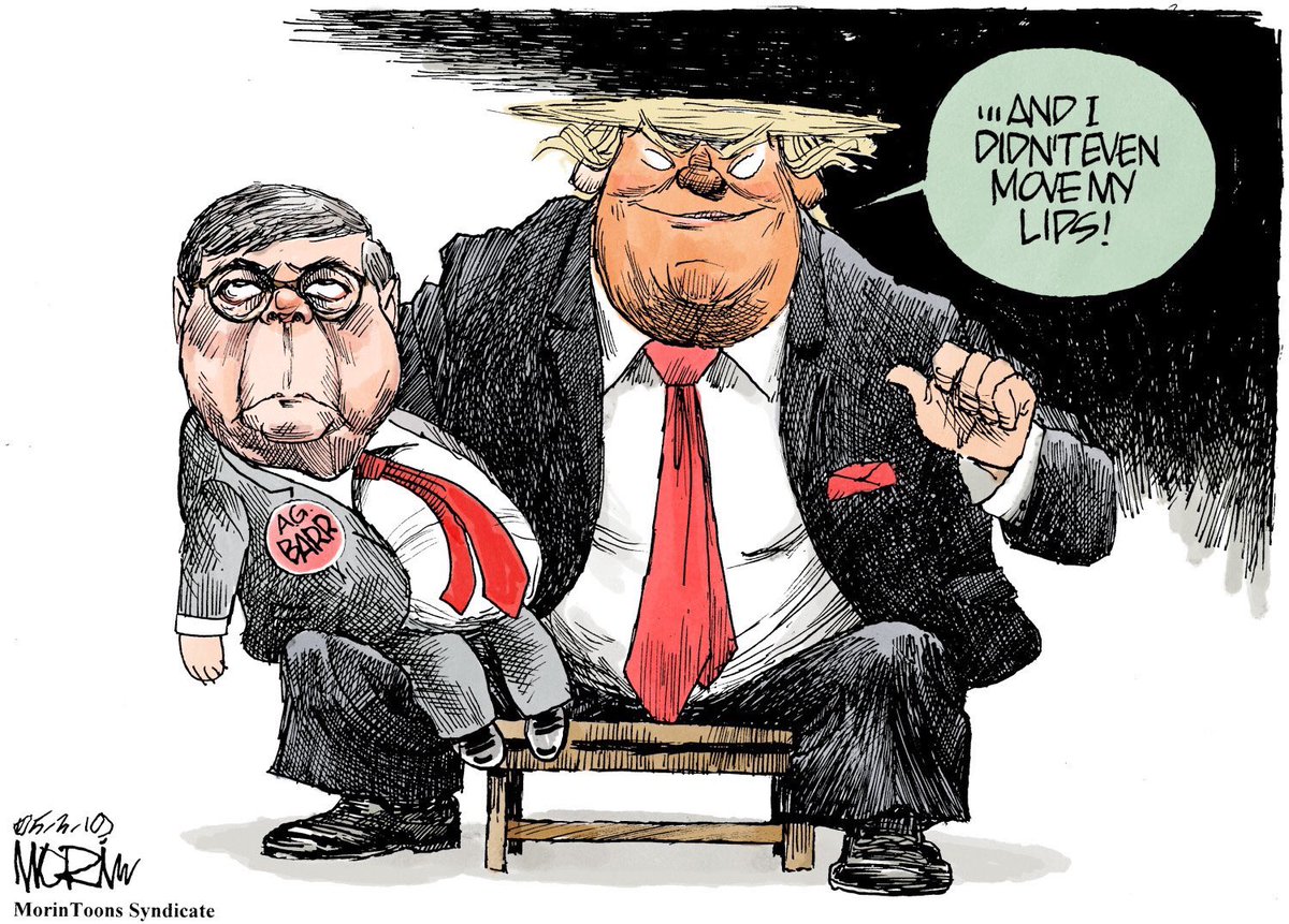 Cartoon4sale's tweet photo. Jim Morin: Delusion and Collusion #morintoon #TrumpRussia #BarrResign #BarrHearings #BarrSycophant #ObstructionOfJustice #Obstruction #BarrLied #BarrLiar #ImpeachBarrAndtRump #ImpeachBarr - political cartoon gallery in London https://t.co/dePcTdnXF6 https://t.co/spzEorwLNs