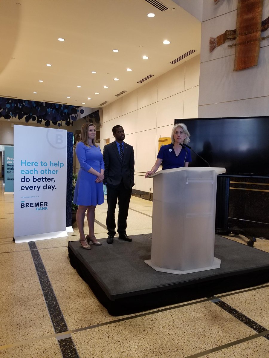 BremerBank's tweet photo. Since 1943, Bremer Bank has worked hard to embody the belief that #banking and #commerce can help communities thrive. Today, we are challenging ourselves to meet our customers’ banking needs where and whenever they need us” – Jeanne Crain, CEO
#BremerBank #cityofsaintpaul https://t.co/h7jx7CKoPJ