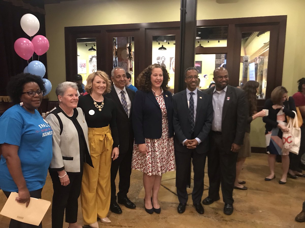 Wacif's tweet image. Thrilled to be at @cnhed kick off to #DCSmallBizWeek, alongside partners like @SmallBizDC @kenyanmcduffie @DCDHCD. Thank you @andyshallal for hosting us.