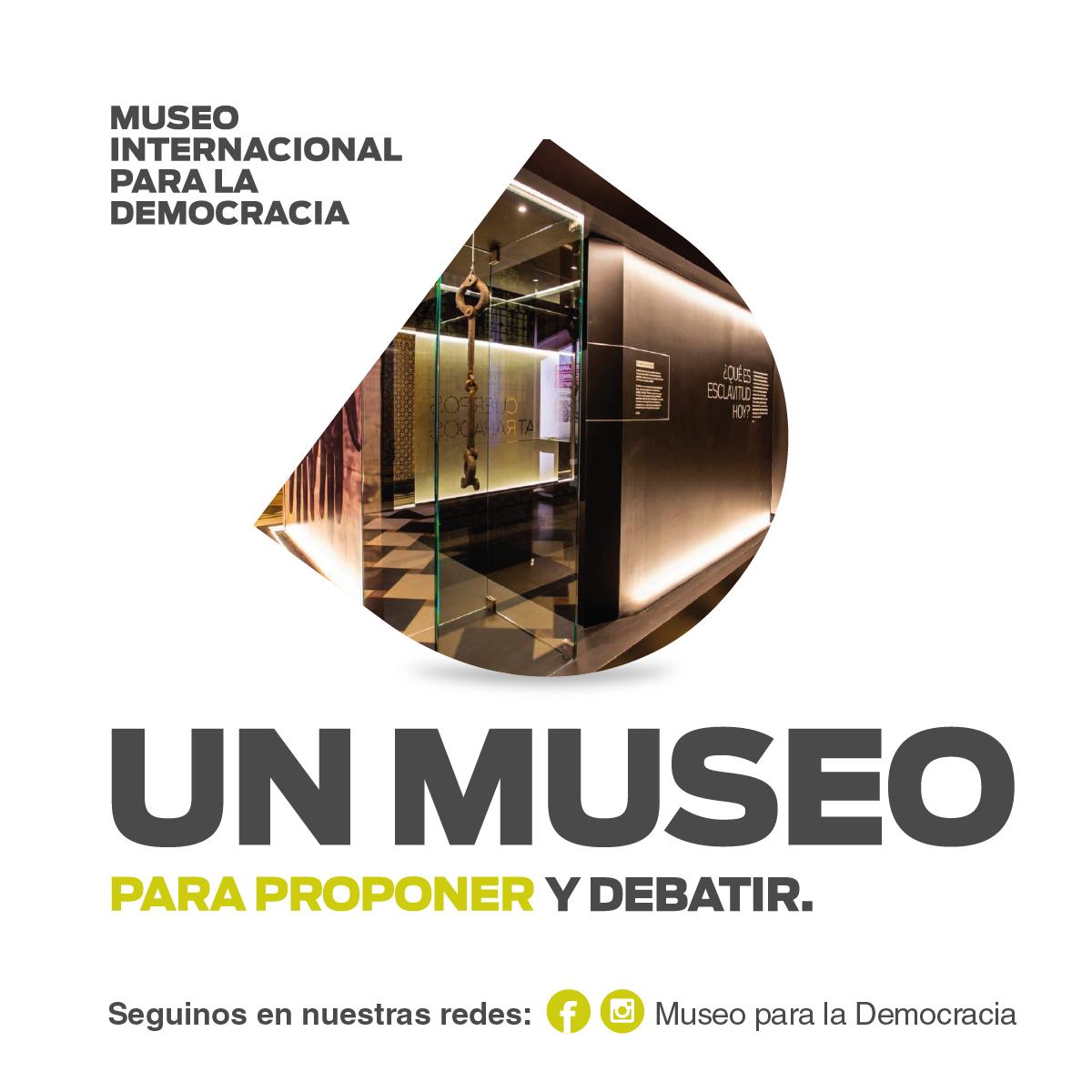 🏛 El Museo para la Democracia celebró hace pocos días la apertura de nuevas salas, emplazado en el Palacio Fuentes de Rosario | Sarmiento 702.

✔️ Días y Horarios de Visita: martes a sábado de 11 a 18.

✔️ Ingreso Libre y Gratuito. 

Seguí las redes: Museo para la Democracia