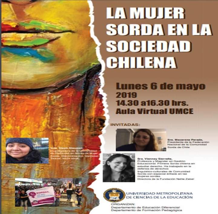 Nos vemos hoy en el seminario: La Mujer Sorda en la Sociedad Chilena. Aquí el afiche. <a href="/MinjuDDHH/">Ministerio de Justicia y Derechos Humanos</a> <a href="/senadis_gob/">Senadis Chile</a> <a href="/CamaraDiputados/">camara diputados</a> <a href="/Senado_Chile/">Senado Chile</a>