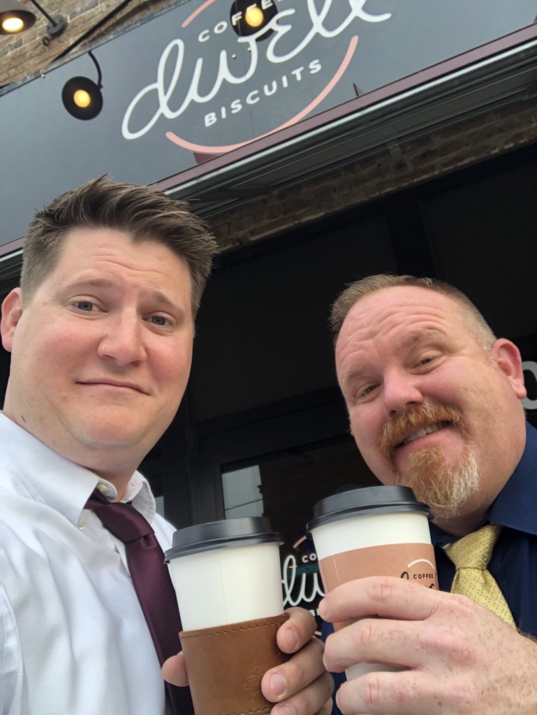 BurlesonEDC's tweet image. Kicking off #EcoDevWeek at our favorite #local coffee shop, Dwell Coffee and Biscuits. #EDW2019