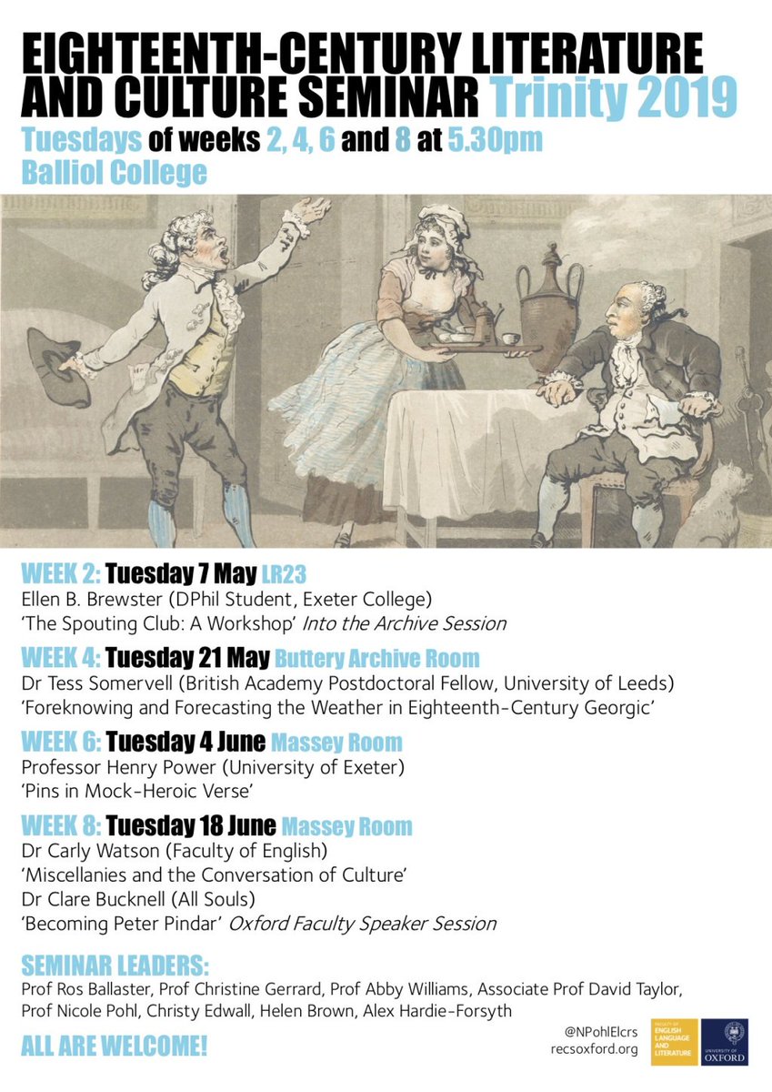 Room Update: C18th Literature and Culture Seminar recsoxford.org/2019/05/06/roo…