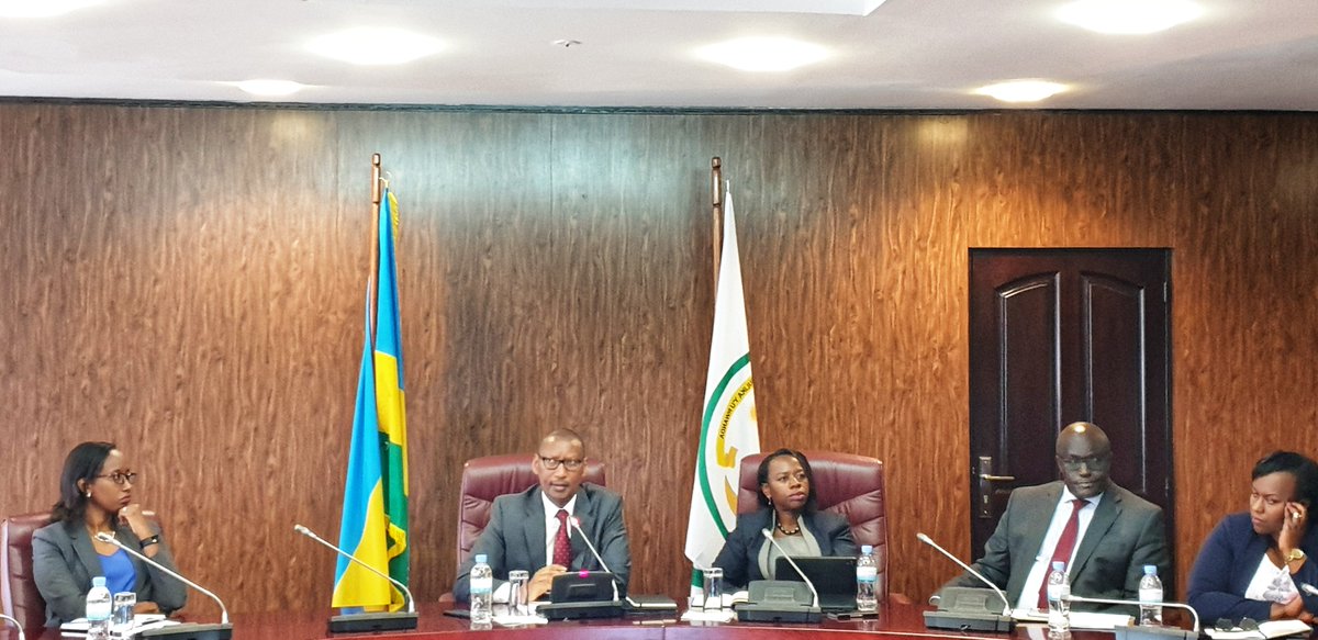 CentralBankRw's tweet photo. Governor @rwangombwajRW  The MPC will continue to monitor developments in domestic &amp;global economic conditions and stands ready to take appropriate measures. The full report will be posted on NBR’s website on 14th May 2019. Next ordinary MPC meeting is scheduled in August 2019 https://t.co/tgJaKoLDCo