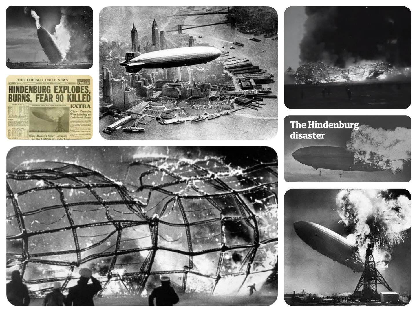 Connie Landro on Twitter: "Today in History May 6th 1937 - The Hindenburg disaster The airship Hindenburg, the largest dirigible ever built and the pride of Nazi Germany, bursts into flames upon