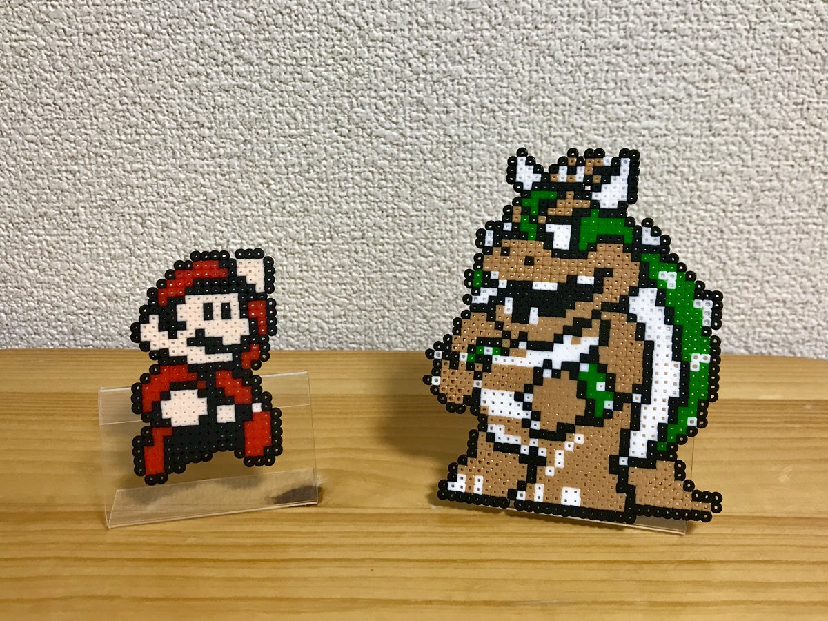 そうじゅ Ff14とmhrise בטוויטר アイロンビーズ ミニフューズビーズ マリオ3ビーズ物語 マリオ クッパ そしてオマケで 今まで作ったものの下から上まで これでアイロンビーズのマリオ3シリーズは終わりになります 楽しみにしてくれた方 応援してくれた方