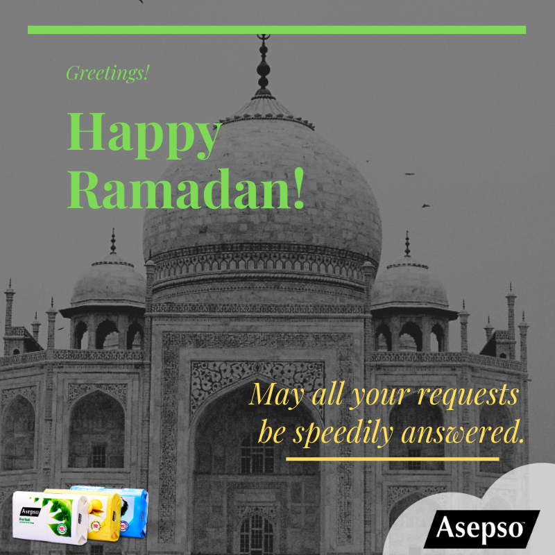 AsepsoNig's tweet photo. The period of #Ramadan inculcates in us, the principle of sincere love because we fast out of our love for God. 
Have a happy fasting season and may all your requests be speedily answered.
Ramadan Kareem.

#HappyRamadan #AsepsoCares https://t.co/ZijWi5Kwxc