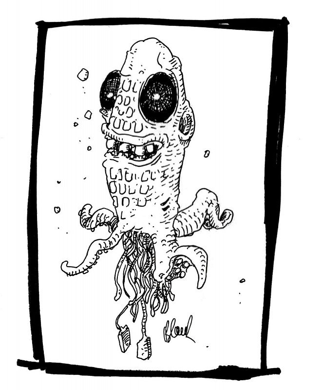 bloukBlouk's tweet photo. Stremon #4 #art #illustration #drawing #sketchbook #artsy #graphic #ink #monstre #stremon #monster https://t.co/0aDPmmYzcB