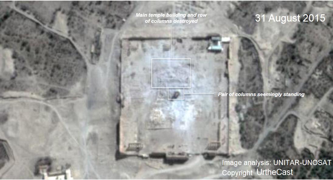 UNOSAT's tweet image. Rejoignez-nous le 14 mai lors d’un #LibraryTalk à l’@UNOGLibrary pour une discussion sur « L’avenir du patrimoine mondial en zone de conflit ». @FranceONUGeneve @UNESCO @UNITAR @UNGeneva @HeritageCivilis @ICONEM @ALIPHfoundation