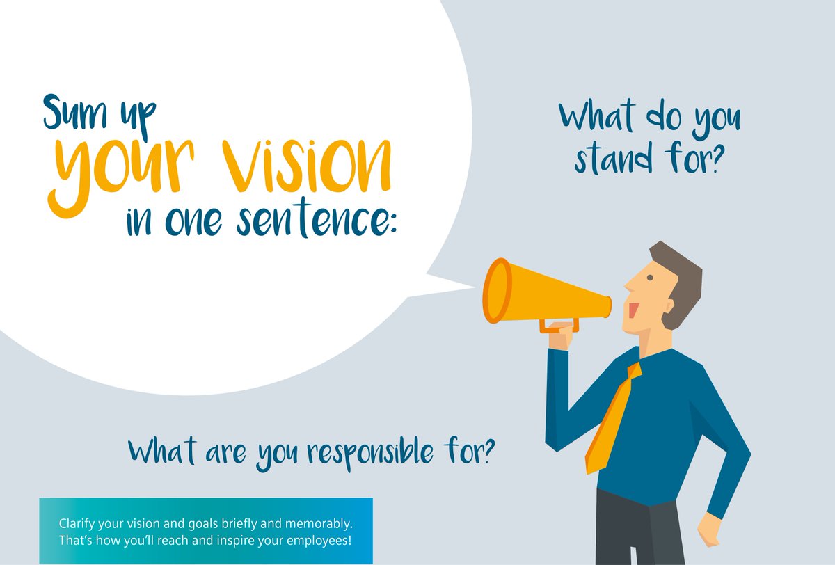 C19/52: Talk Vision with your Team!
Striving for a joint vision, Control&amp;Command will be replaced by effektive collaboration. 

- Do you have a clear vision? 
- Did you ever discuss your vision with your team? 
- Did you ever discuss your vision with your boss?

No? - Try it!