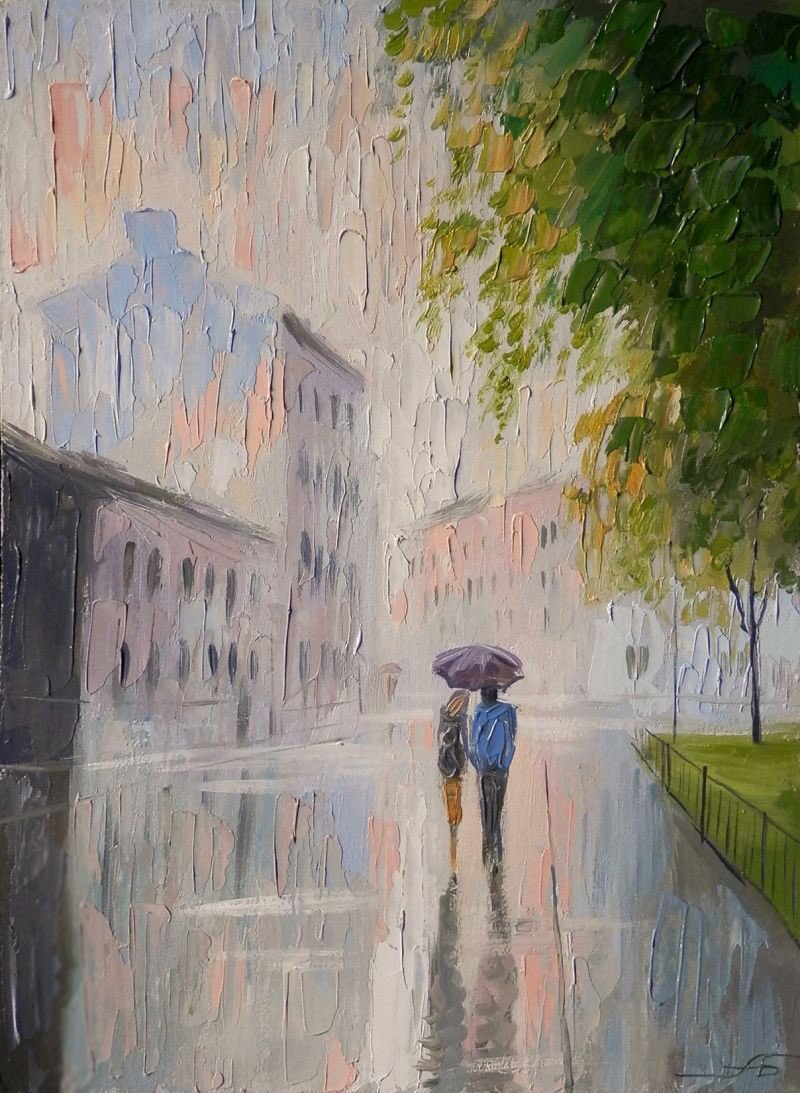 Картины: Александр Болотов дождь