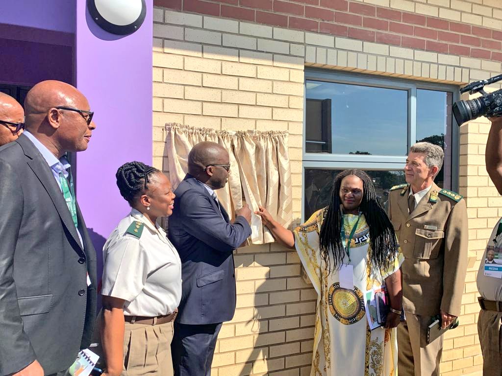 MaxMpuzana's tweet photo. Opening yet another new generation correctional facility that focuses on rehabilitation and preparing offenders for better reintegration into society. The days of warehousing offenders in conditions that promote recidivism are in the past. https://t.co/lRsiU527gr