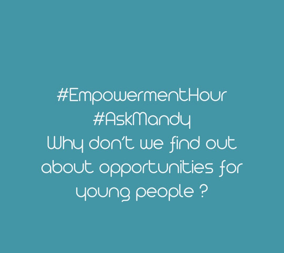 Mandy_Sanghera1's tweet image. #EmpowermentHour #AskMandy social media . Join platforms like @OpportunityDesk  etc we all have a responsibility to create real opportunities for young people . I always tweet and tag people on social media . Keep an eye out on @EventbriteUK  etc always pay it forward to all