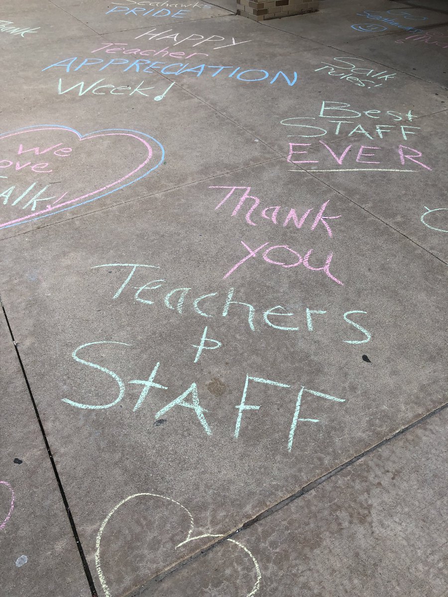 MrsSklad's tweet photo. Happy Teacher/Staff Appreciation Week!  So very fortunate to have worked and continue to work with some of the very best!  #SalkSoars #EdisonShines #RMSKnights #FraserFamily https://t.co/GE8NkfHieZ
