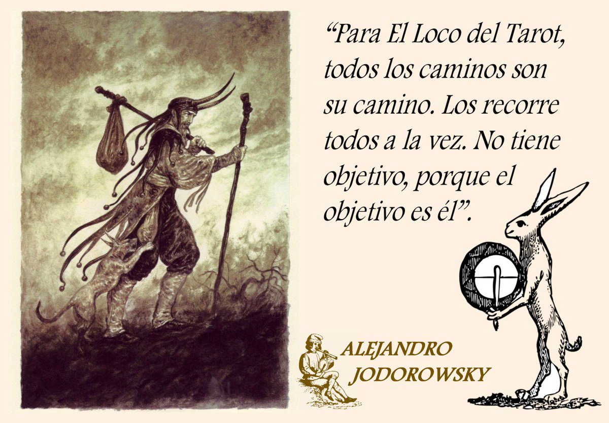 alejodorowsky's tweet photo. Para el loco del tarot... https://t.co/20DboSjVb5