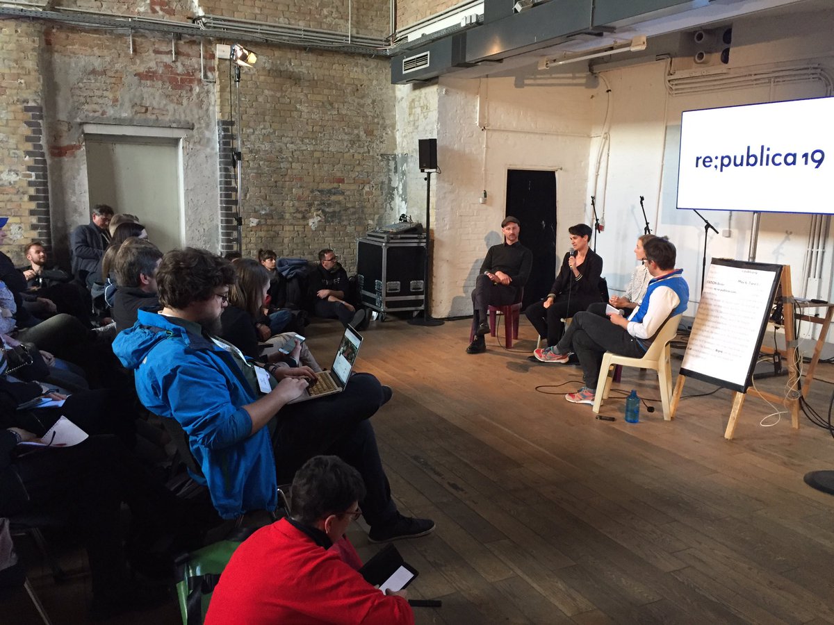 <a href="/agrindhammer/">agrindhammer</a>, CEO <a href="/CRCLRhouse/">CRCLR</a> and member of our #BerlinSpeakersPool, talking with <a href="/WWF_Deutschland/">WWF Deutschland</a> @DanielGoliasch and <a href="/VivienTimmler/">vivientimmler</a> about how to reduce plastic waste. <a href="/republica/">re:publica</a> #rp19 #BerlinSustainable bit.ly/2ICUm4K