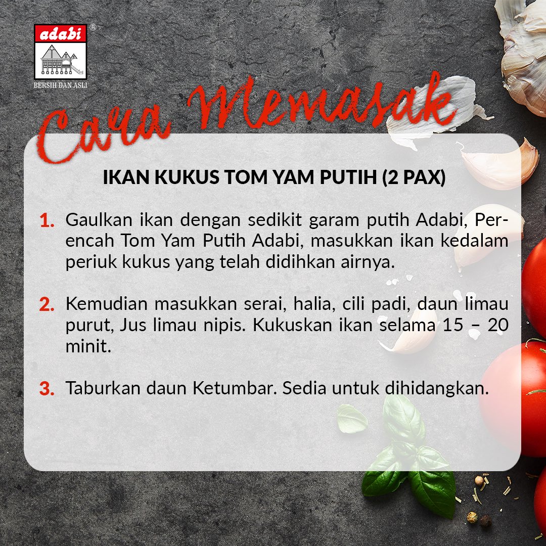 Adabi Consumer On Twitter Resipi Berbuka Adabi Ikan