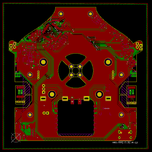 OPRobots's tweet image. Nuestro técnico de Hardware @20leunam ya ha acabado la PCB principal de nuestro futuro siguelineas con #Brushless #FujitoraBot la SAV aumenta!!! 😃😃😃