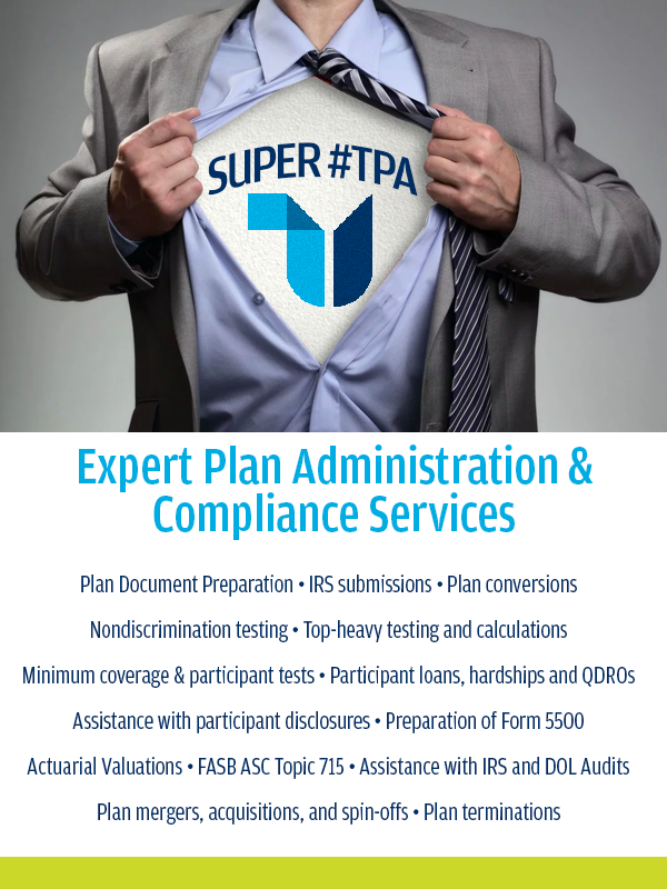 Looking for a #TPA that has the resources to design &amp; run your plan? Look no further!  #URPC #SuperTPA #retirement