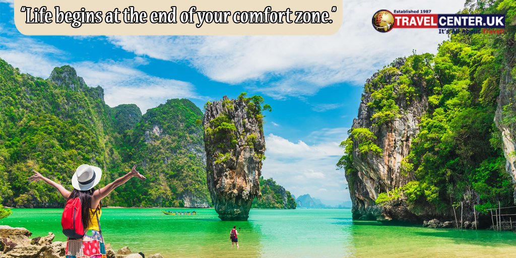 TravelCenter_UK's tweet photo. “Life begins at the end of your comfort zone.”

#quoteoftheday #MondayMotivation https://t.co/mNCihKa4rH