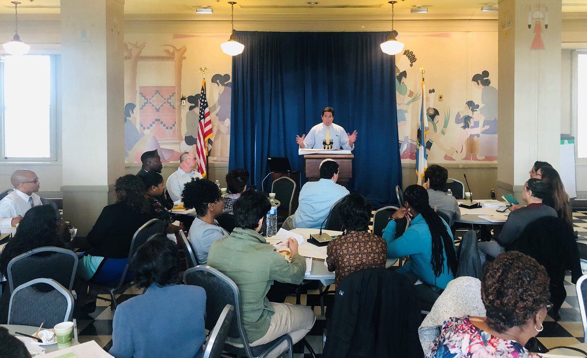 Office Of Human Resources Chief, Ray Limon at the podium.