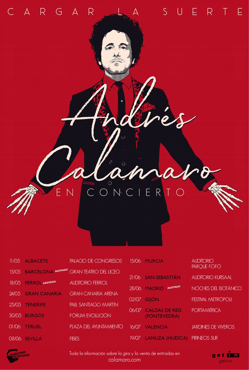 calamarooficial's tweet photo. España 2019 todos los conciertos https://t.co/EcEOlSa2ay