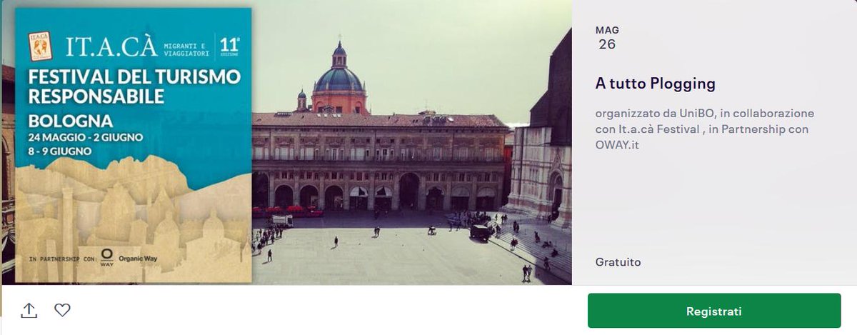 UniPlogging's tweet photo. Amici di @UniPlogging , ✍🏼
Vi aspettiamo numerosi al nostro nuovo evento 
il #26maggio presso i Giardini Margherita, Bologna 🗓️
con @ItacaFestBO @ItacaFestival 

Registratevi all'evento, è GRATUITO  e aperto a tutti👇🏼

https://t.co/HSwbEgIJ5e

https://t.co/BSP5boryA1 https://t.co/IaJfMBlqg2