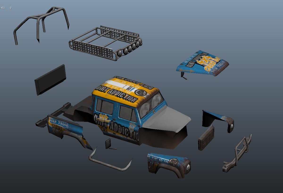 boatgamesnews's tweet image. wip vehicle destructable model

#crossrace #madewithunity #derbygame #indiedev #racing