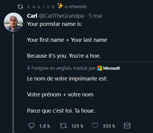 GordonHalloway's tweet photo. Ne dites plus: "les motivations de la porn star" mais: "les drivers de l'imprimante". #mercimicrosoft https://t.co/WWy0uembMS