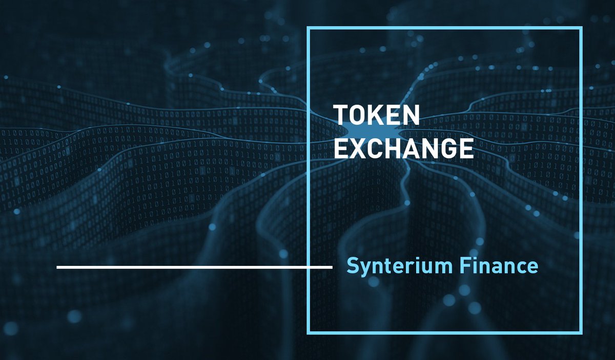 synterium's tweet image. Token Exchange
synterium.com/news/token-exc…