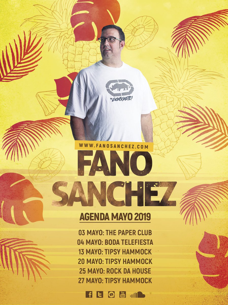 fanosanchez's tweet photo. Así va a ir más o menos el mes de Mayo en cuanto a eventos 🔈 https://t.co/lipX1I8Tj3