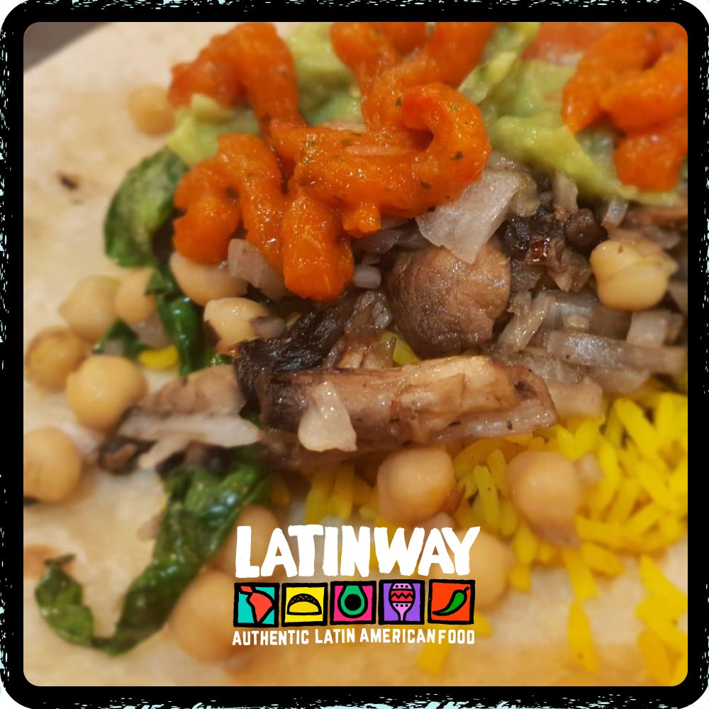 Our #Vegetarian burritos are so incredibly delicious and are a really popular dinner, especially on a weekday. They also come with a side of Tequeños! Only at Latinway Aberdeen. #meatlessmonday #BBT