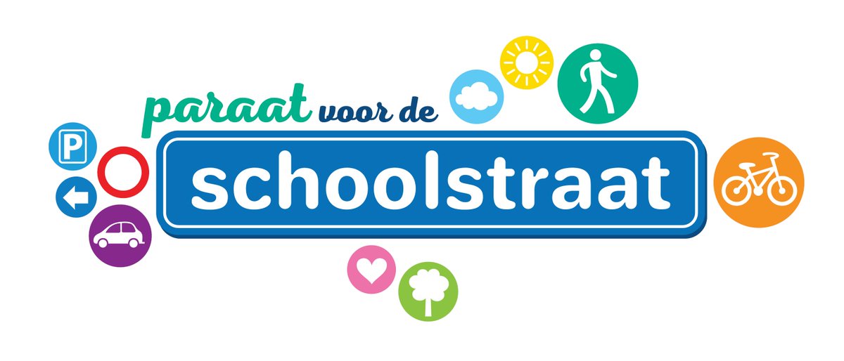 octopusplan's tweet photo. Tweede proefperiode van ‘Paraat voor de schoolstraat’ start vandaag. Aan verschillende schoolpoorten in Vlaanderen is er bij het begin en einde van de  schooldag enkel toegang voor voetgangers en fietsers. #gezondeschoolomgevingen https://t.co/rx5blxl7rG https://t.co/Mcp69G2HSG
