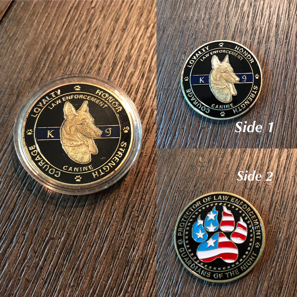 Love4PoliceDogs's tweet photo. #GIVEAWAY Day 11 of 11! 
1 winner will get a K9 coin, GSD key holder, &amp; bullet earrings
To enter:
-Be following @Love4PoliceDogs, @bulletgifts, @Christina_Roof, @Boxster240, @K9Garm, &amp; @k9sofvalor 
-Like,comment,&amp; RT 
#livepd #livepdnation #bluepawsmatter 
https://t.co/eY9Usehk7w https://t.co/r8XzRAPaH6