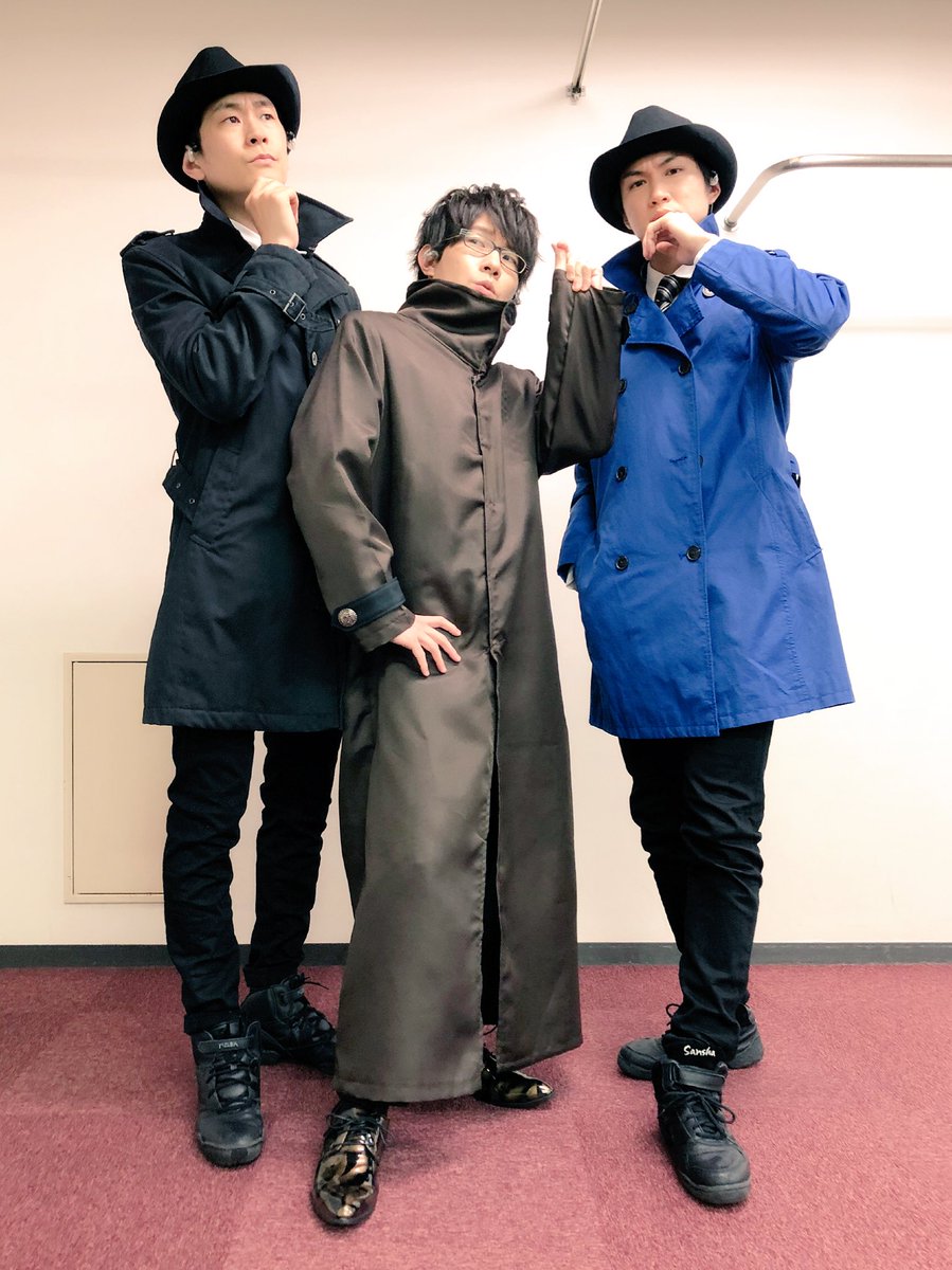 Setマネージャー 湊 豊永利行ライブツアー 光 全行程終わったので 衣装解禁しま すっ まずは 光へ の衣装 オープニングでは 全員コートを着用し 曲中で2枚目の衣装にチェンジ っ そして 今回の1番の見せ場 マジカル だでぃ