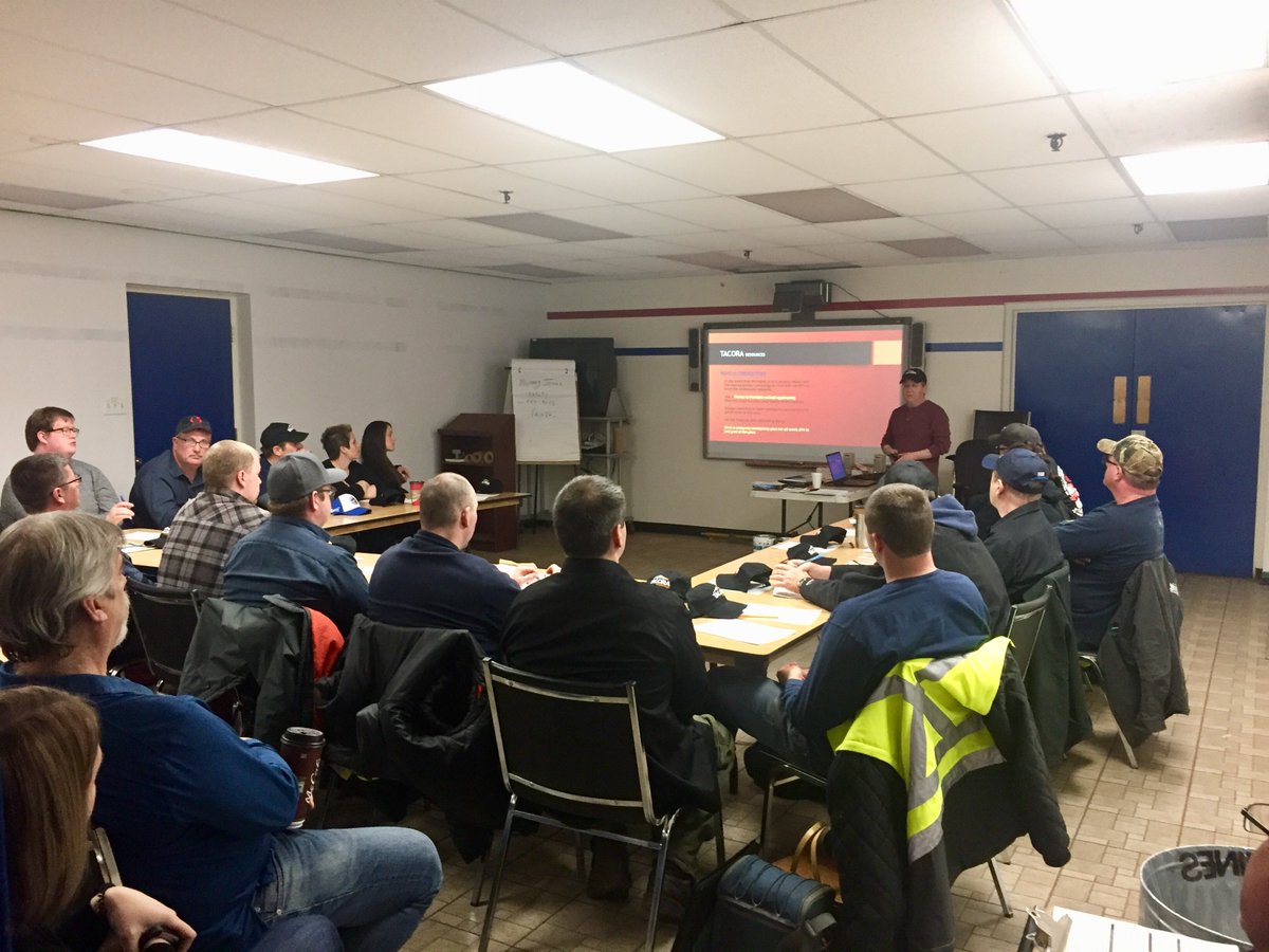 The most important aspect of the #ScullyMine - our first large group of <a href="/TacoraTeam/">Tacora Resources Inc.</a> started work this morning!