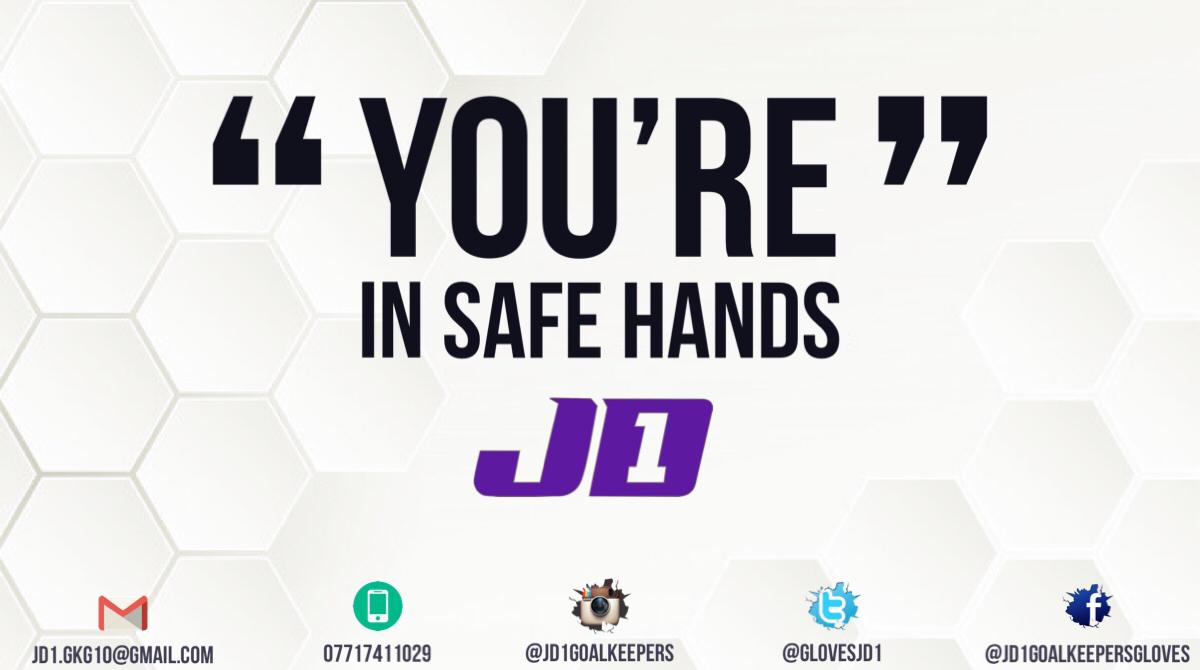 ⚽ season is almost over but there's still time to join @GlovesJd1 and be  part of the growing #TeamJD1