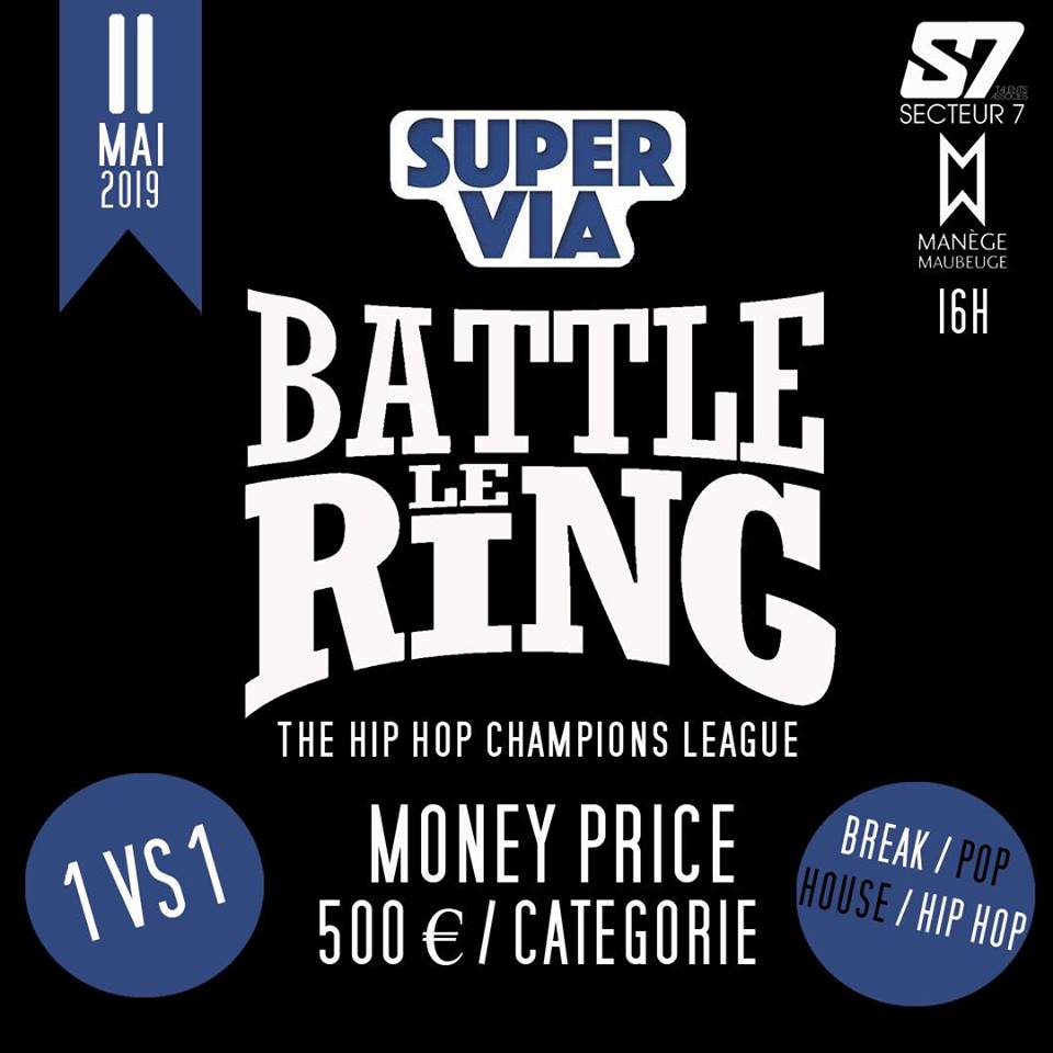 BonPlanUrbain's tweet photo. Le Battle LE RING by @Secteurseven c'est ce samedi 11 MAI au @manegemaubeuge #Maubeuge  https://t.co/GcYzqJW7Wi https://t.co/IEd7KXKOiM