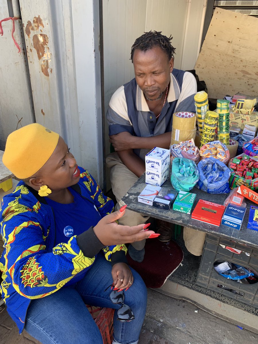 zilevandamme's tweet photo. Encouraging Alex residents to vote on Wednesday. We donβt just drop off t-shirts & pamphlets. One-on-one conversations to win hearts & minds. The response is posivite.
Change is coming! #VoteDA #OneSAForAll #GPvoteDA https://t.co/X1Dxcp9N9o