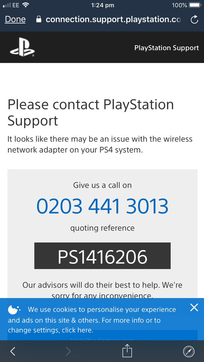 likejohn1's tweet photo. @AskPS_UK Then it asked if there were “any other networks at all on the list or was it empty” and I selected- empty.
Then it asked if I “could find the wireless network on other devices” and i said - yes.
Then this is the final page https://t.co/XuRZsAieIR