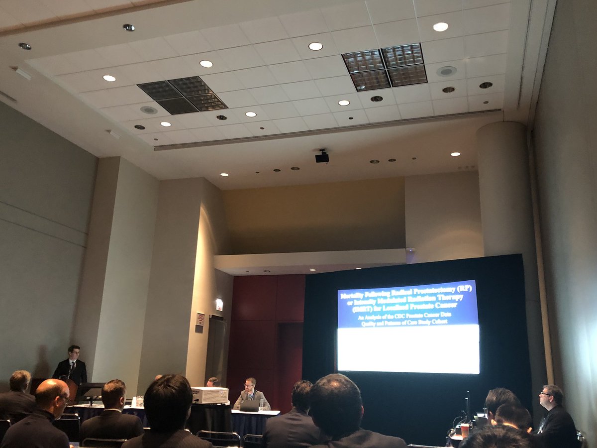 NatHernandezB's tweet photo. Congratulations to @KCeltikMD and @DrRajSat for their great podium presentation: Comparing associated outcomes with #IMRT and #prostatectomy for localized prostate cancer. #AUA2019 @HMethodistMD https://t.co/x4mOtk70Le