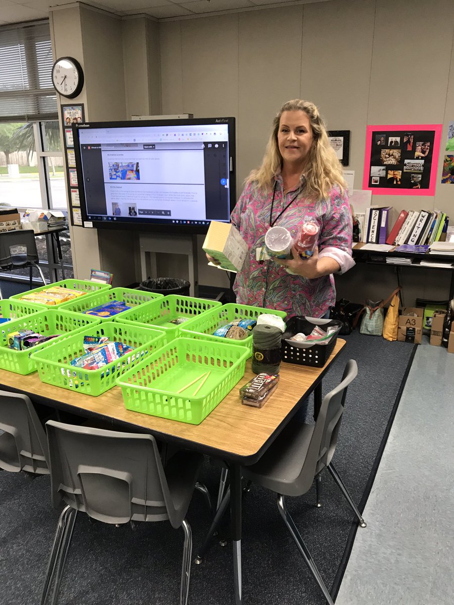 Amazing Mrs. Harris is getting ready for her Science Boot Camp!!!#gleasonproud #GleasonFifth@CFISDSpirit