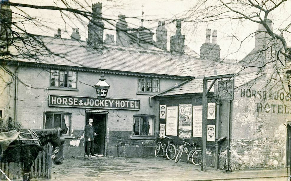 Chorlton Green, bank holiday weekend. Hipsters and ethical bicycles outside the Horse &amp; Jockey