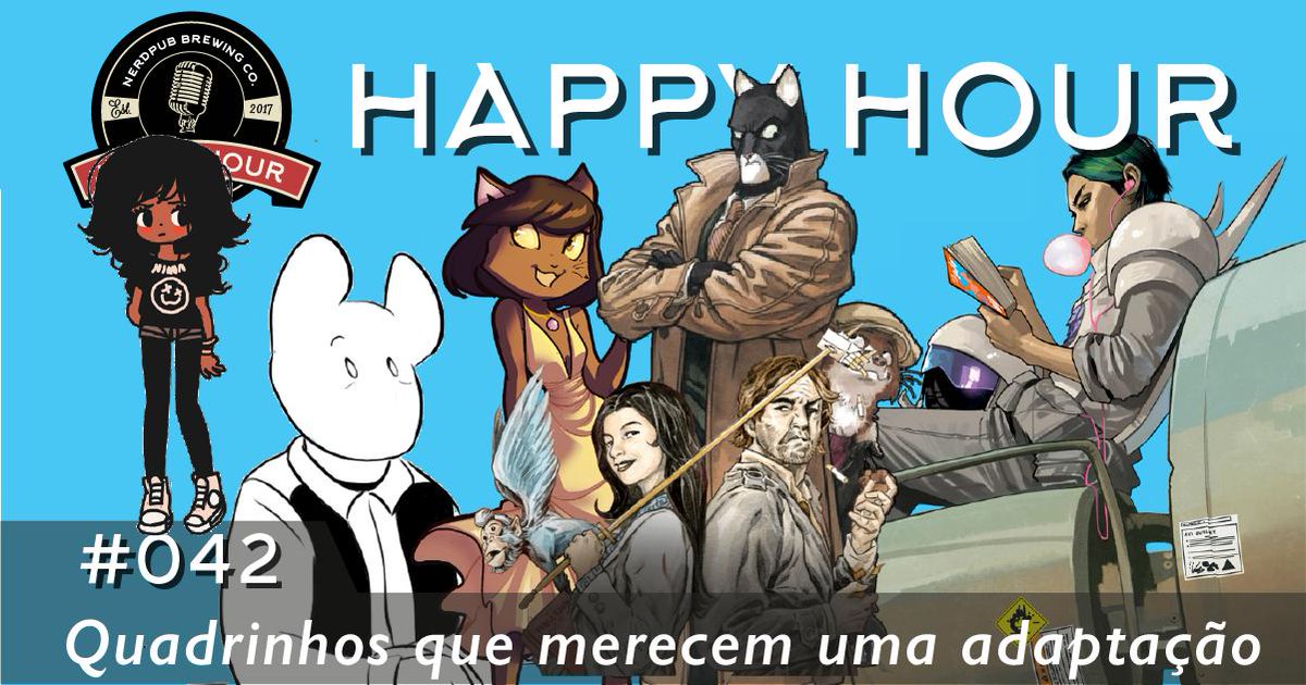 _nerdpub's tweet image. Nesse programa viemos discutir quais outros quadrinhos merecem uma adaptação. Venha com a gente acompanhar uma Druida Brasileira, discutir a complexidade de Sandman e perceber que todos poderíamos ser um pouco mais Valentes.
buff.ly/2PLpaC7
