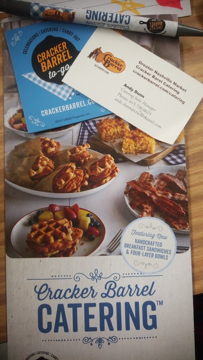 svdaugherty's tweet photo. Best Monday ever! Thank you @CrackerBarrel for providing our teachers with breakfast this morning! https://t.co/Hv56VUYtym