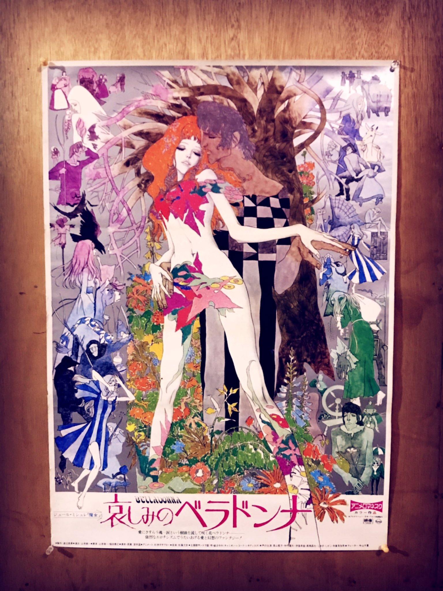 K*N様 虫プロ　哀しみのベラドンナB2ポスター2枚 パンフレット 虫プロ 哀しみのベラドンナB2ポスター2枚 パンフレット （アニメ