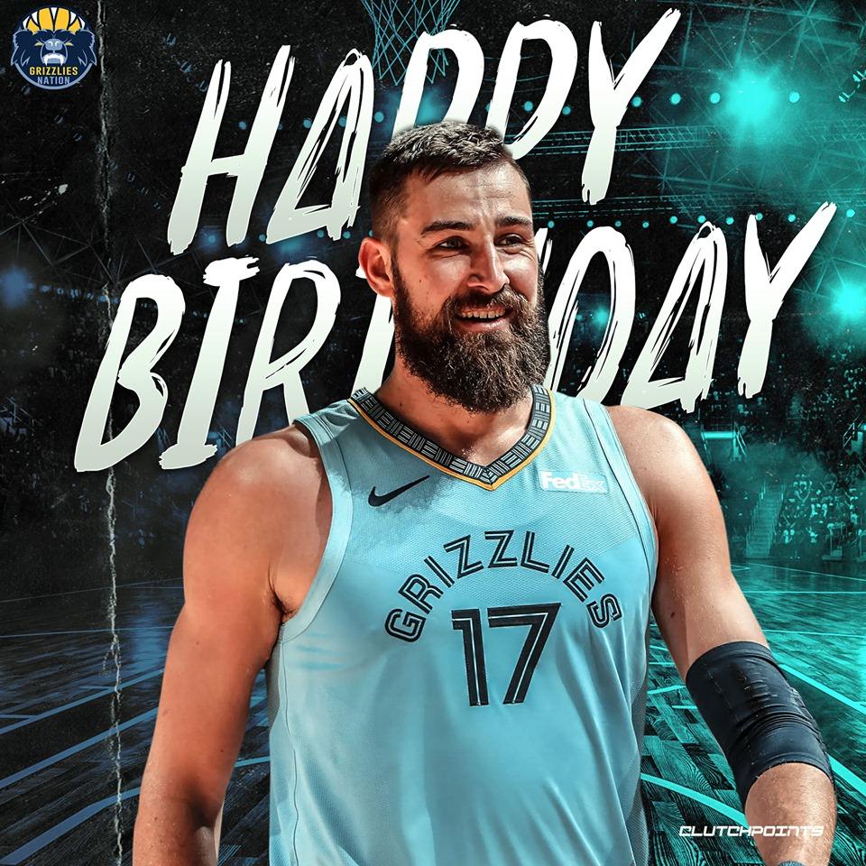 Join Grizzlies Nation in wishing Jonas Valanciunas a happy 27th birthday!    