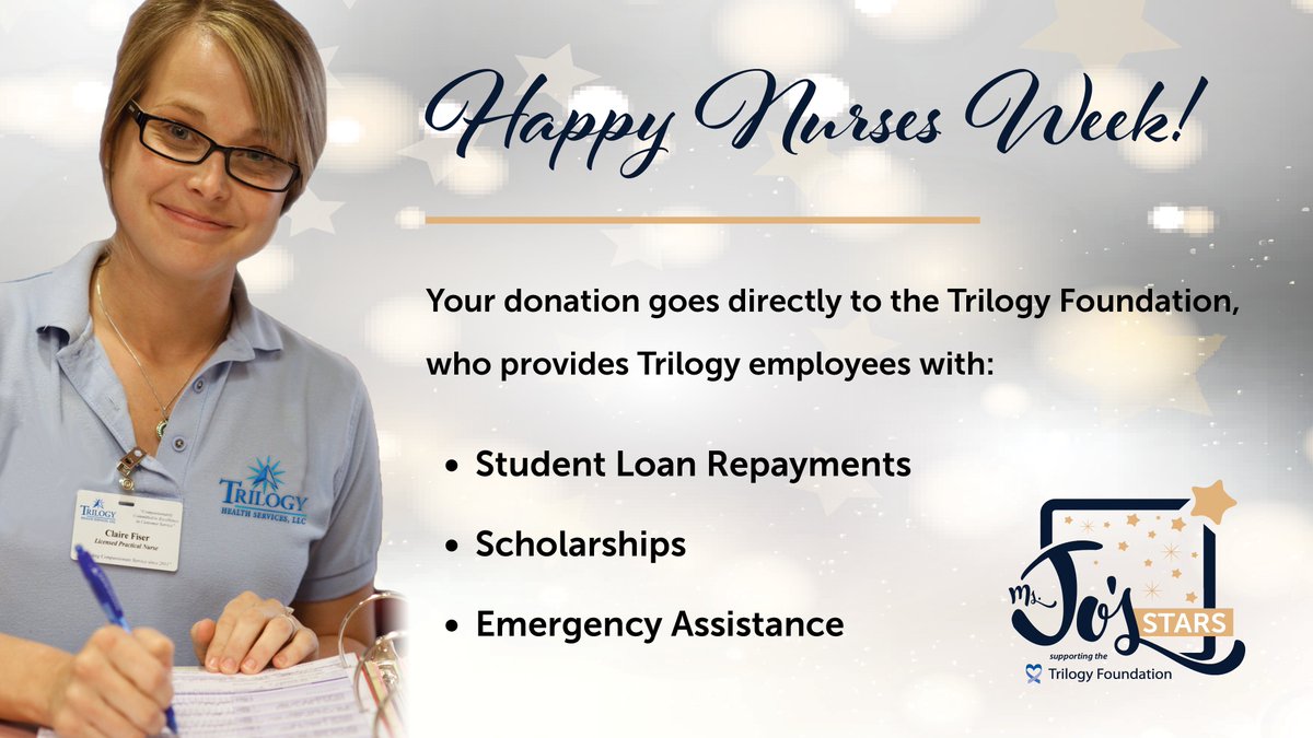 LakelandHC's tweet photo. Do you know a nurse who brings light into your days? Donate to the Trilogy Foundation, and help your favorite nurse in times of inspiration and desperation. Visit https://t.co/uh24Ne5bij to learn more and make a donation today! https://t.co/gkcnRFkDW0