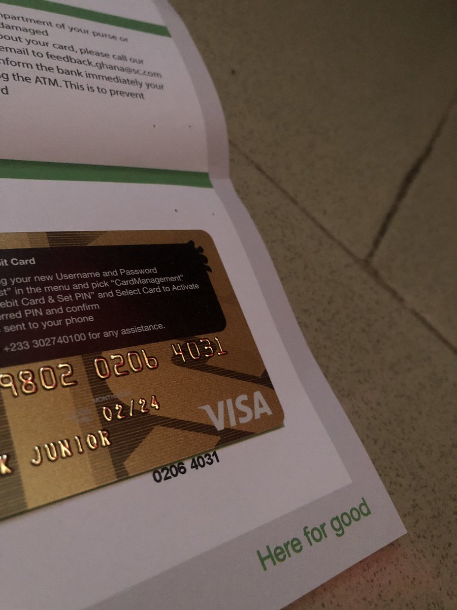 BismarkKojo2's tweet image. I just Got my Card without Going to the Office .Thanks @sarkodie