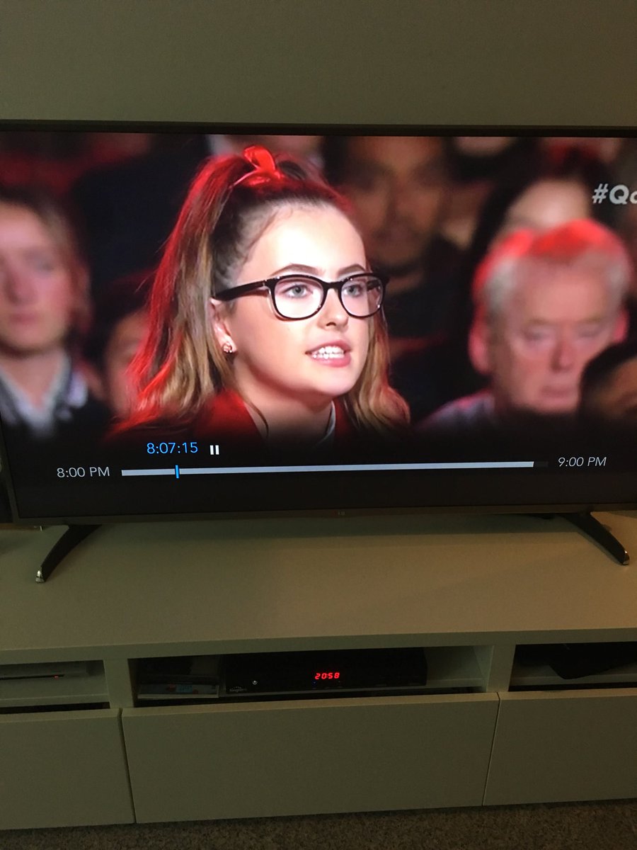 bjclappy's tweet photo. When you see a former student asking a question on ⁦@QandA⁩ - Remarkable Women https://t.co/8TTh2bvbym
